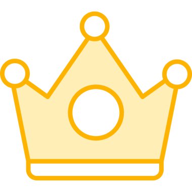 taç simgesi vektör illüstrasyonu