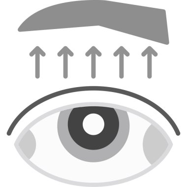 Göz. Web simgesi basit illüstrasyon