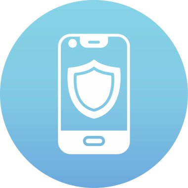 Akıllı telefon simgesinin vektör illüstrasyonu