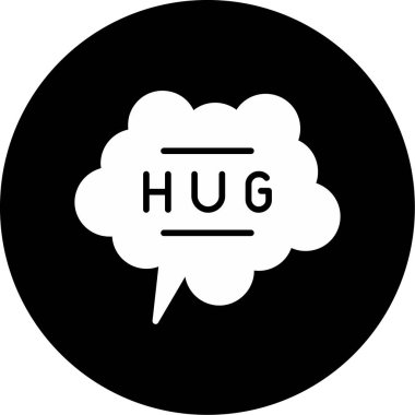 Konuşma simgesi, vektör illüstrasyonu