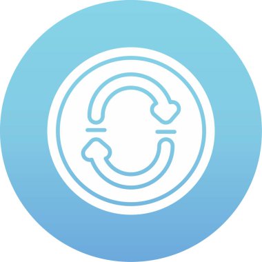 Geri dönüşüm simgesi vektör resimlemesi