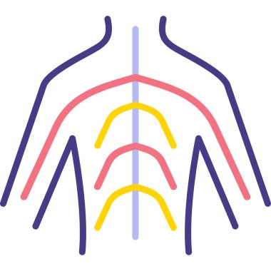 Vücut. Web simgesi basit illüstrasyon