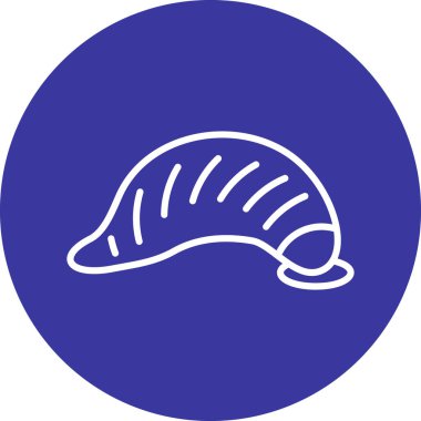 Şirin bir simgenin vektör illüstrasyonu