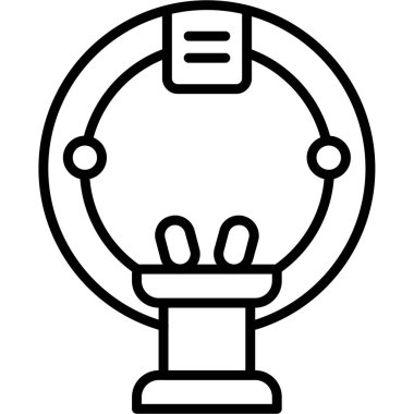 Araba anahtar simgesi, vektör çizim