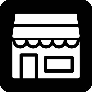 Bir alışveriş simgesinin vektör çizimi