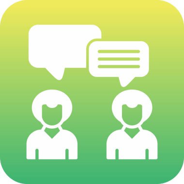 Konuşma baloncukları ikon vektör çizimi