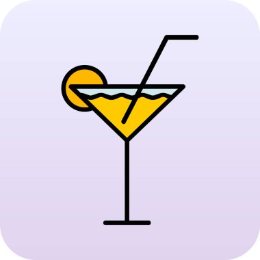 Kuyruk simgesinin vektör illüstrasyonu