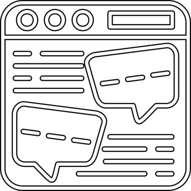 Metin sembollü konuşma balonu