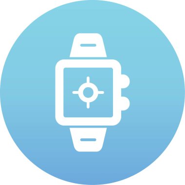 smartwatch düz vektör simgesi