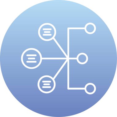 vektör ağ simgesi çizimi