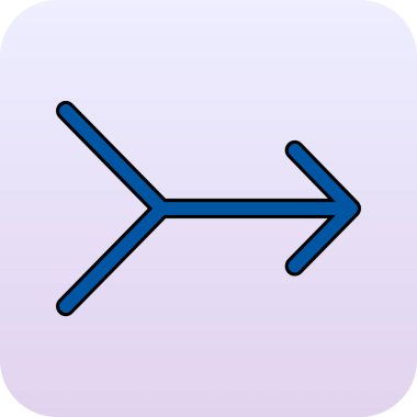 ok simgesi vektör illüstrasyonu