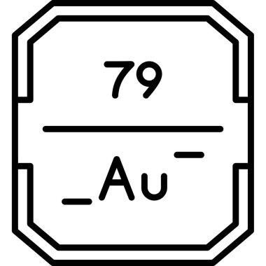 Kişisel ve ticari kullanım için elementlerin ve simgenin çizimi
