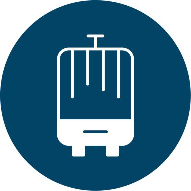 tren simgesi vektör illüstrasyonu