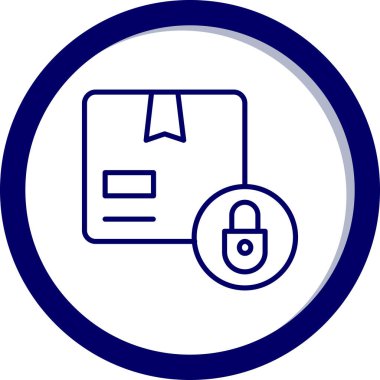 kilit simgesi, vektör illüstrasyonu