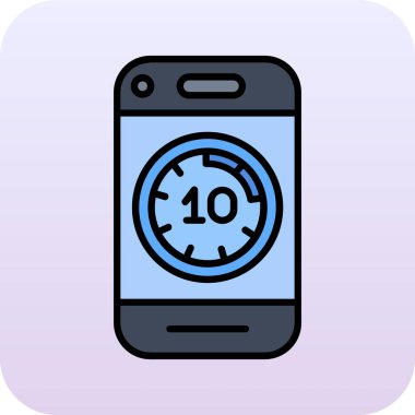 Kolayca düzenleyebilen akıllı telefon vektör simgesi