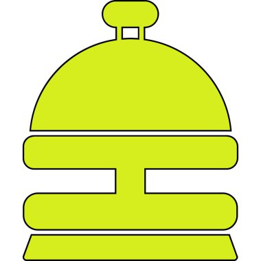 Çan simgesi vektör illüstrasyonu