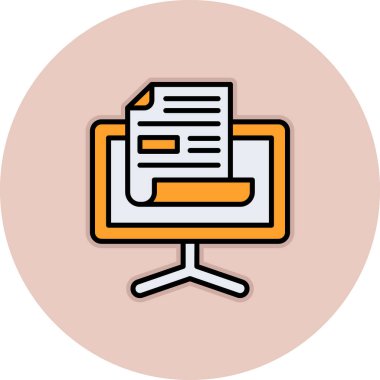 dosya dizini vektör illüstrasyonu