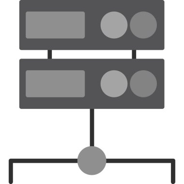 şebeke. Web simgesi basit illüstrasyon