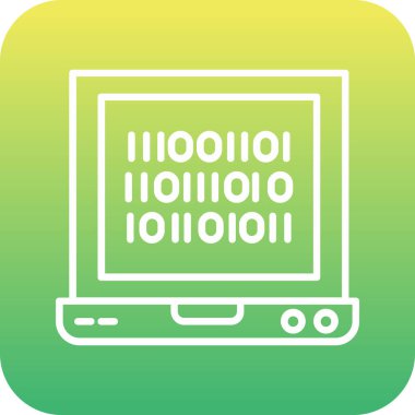 vektör lcd simgesi illüstrasyonu