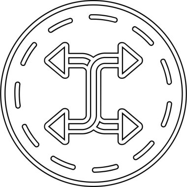 ok simgesinin vektör illüstrasyonu