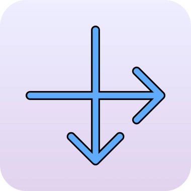 ok simgesinin vektör illüstrasyonu, uygulamanın işareti