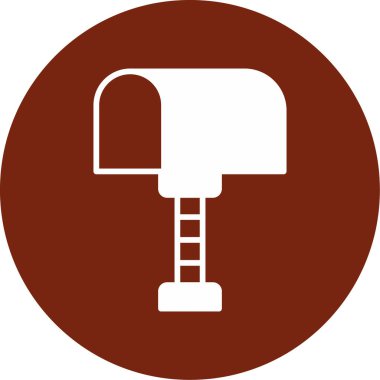 Çekiç ikonu vektör illüstrasyonu