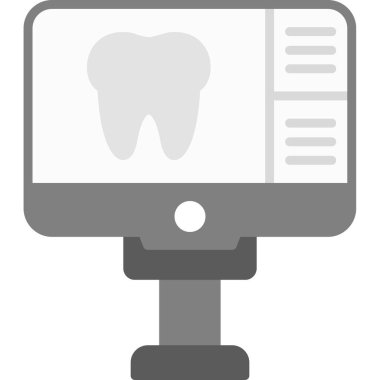 Diş bakımı düz tasarım çizimi