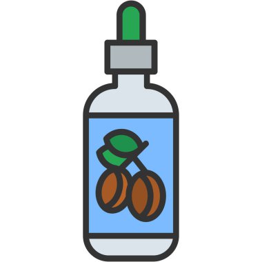 Ballı şişe. bal vektörü simgesi rengi izole edilmiş ana hat kavanozu