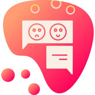 konuşma kabarcığı vektör çizimi