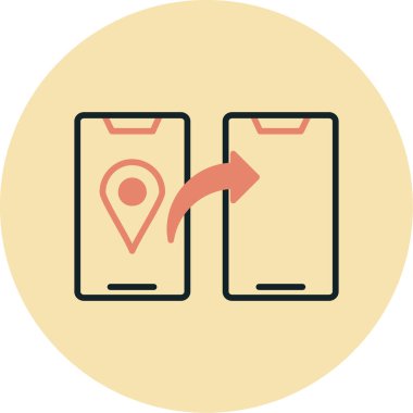 cep telefonu ikonu vektör illüstrasyonu