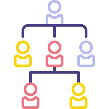 İnsan simgesinin vektör illüstrasyonu