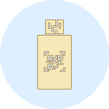 usb simge vektör illüstrasyonu