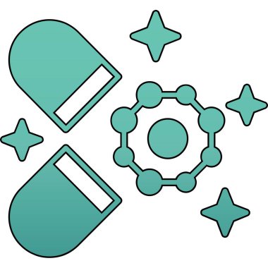 tıbbi hap kapsülü simgesi