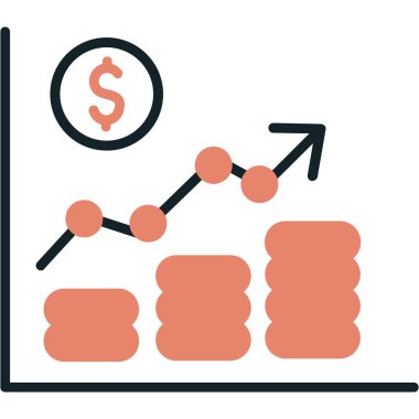 grafik vektör çizgisi simgesi, grafik işareti, illüstrasyon