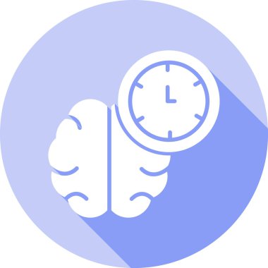 Saat simgesi vektör illüstrasyonu