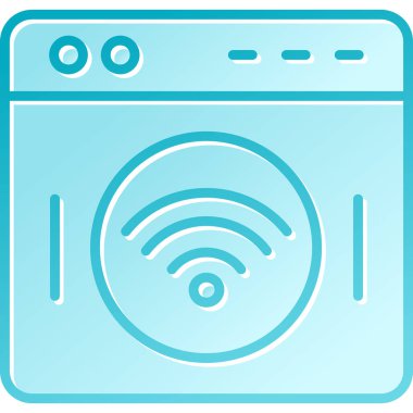 modada izole edilmiş arkaplan içerisindeki uygulama simgesi