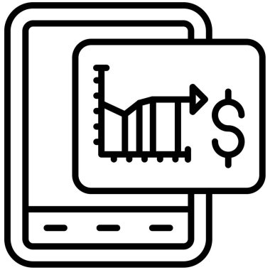 Çizelge. Web simgesi basit illüstrasyon