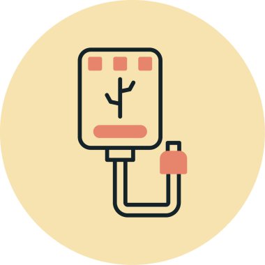 elektrik dolgu vektörü illüstrasyonu