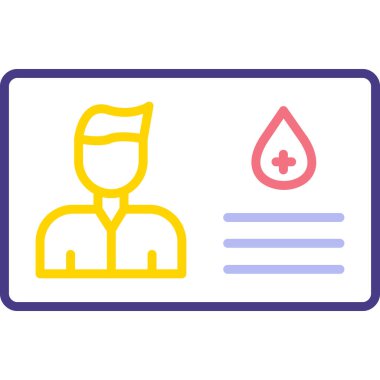 tıbbi bakım ikonu vektör illüstrasyonu