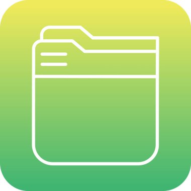 Dizin vektör simgesi. Basit tasarım