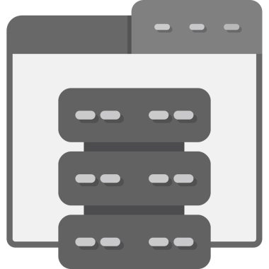 sunucu veritabanı depolama simgesi