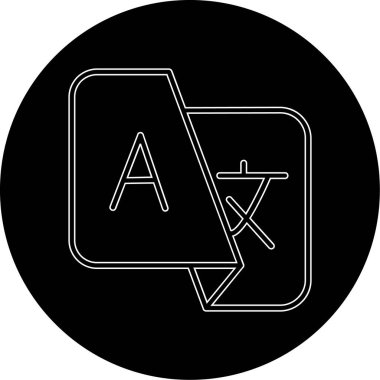 Eğitim ve öğrenme simgesinin vektör illüstrasyonu