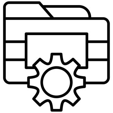 dişli simgesi. Dişlilerin özet vektörü. Web tasarım biçimi