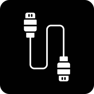 plug vector glyph icon design