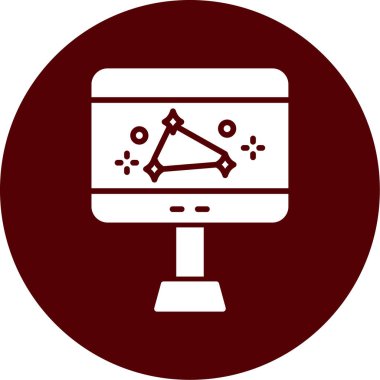 Seo simgesinin vektör illüstrasyonu