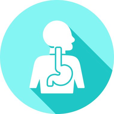 mide ikonu vektör illüstrasyonu