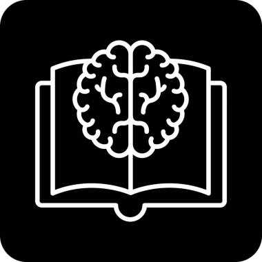 Kitap. Web simgesi basit illüstrasyon