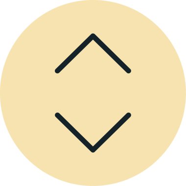 Projeniz için vektör ok simgesi, vektör illüstrasyonu