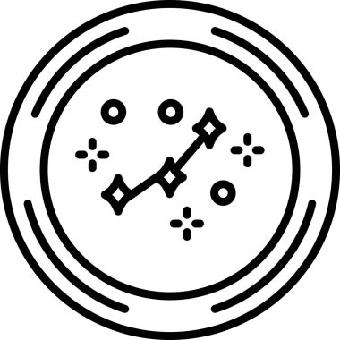 Saat simgesi, vektör illüstrasyonu