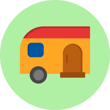 servis van vektör simgesi